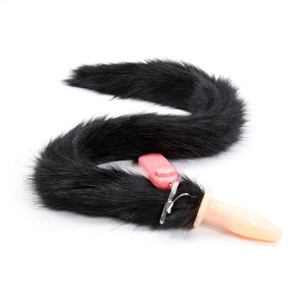 Metal Fox Tail Anal Plug Vibrators for Women Silicone Butt Plug Roleplay Flirting Fetish Adult Sexy Game