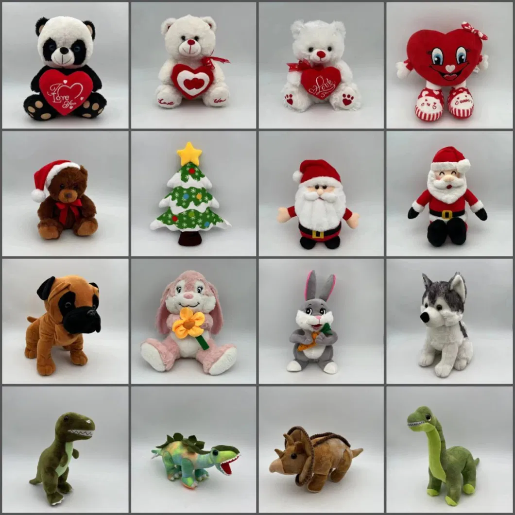 New Plush Pet Lovely Super Soft Cotton Stuffed Animal Pet Dragon Dinosaur Animals Toy for Girls Toddlers Kids