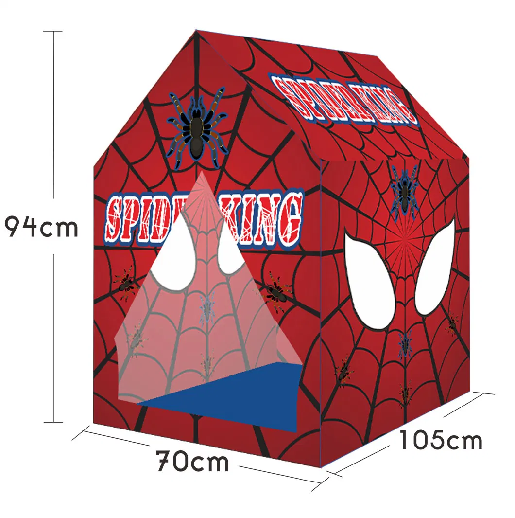 Clubhouse Tent Kids Play Tents for Boys Toys for Indoor and Outdoor Games Children Spider-Man Playhouse with Door Toy Tent
