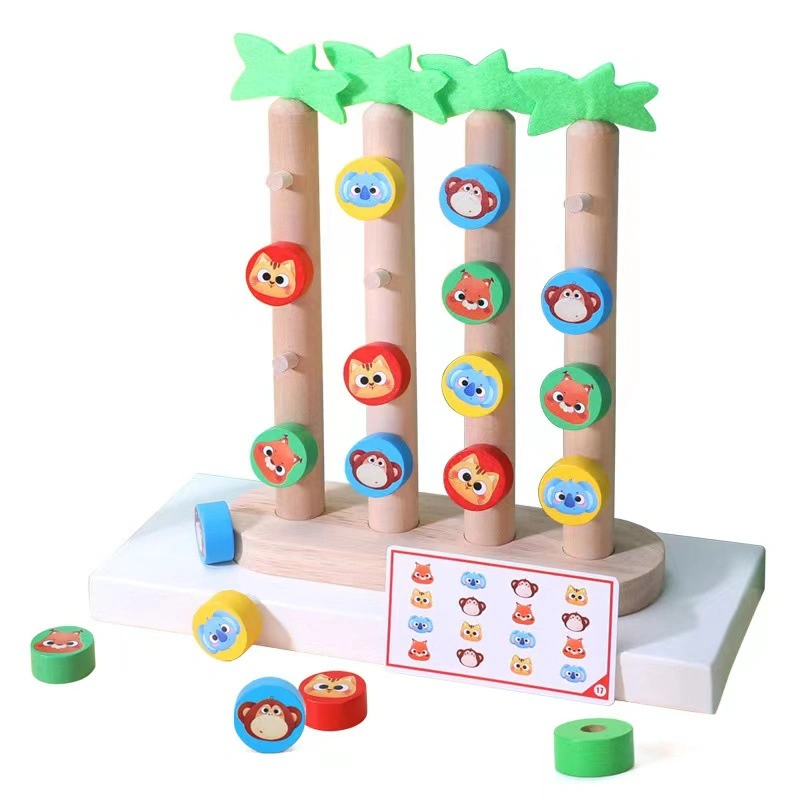 New Baby Educational Wooden Animals Climbing Toy