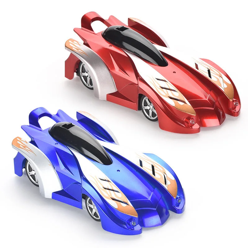 High Speed RC Car Infrared Remote Control Wall Climbing Vehicle Toys with Light for Kids