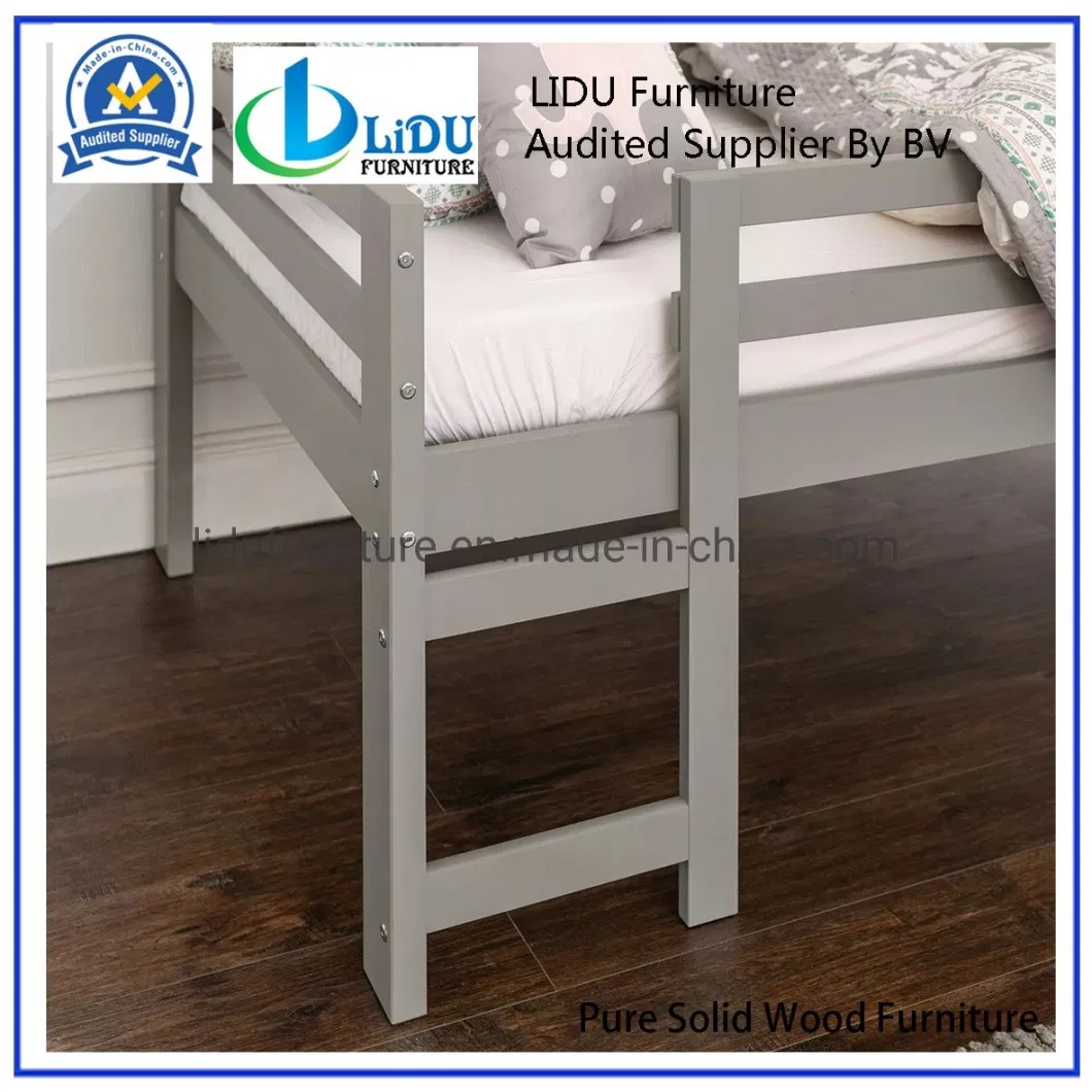 Loft-Twin-Bed Loft Bed Wood Frame Kids Bedroom Bed