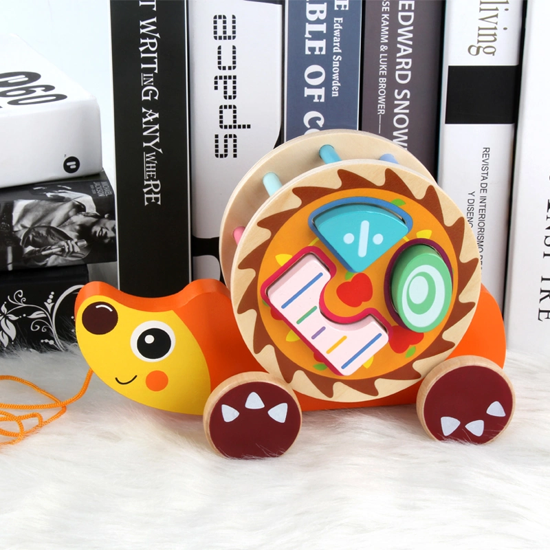 Wooden Toy Animal Trailer Kids Education