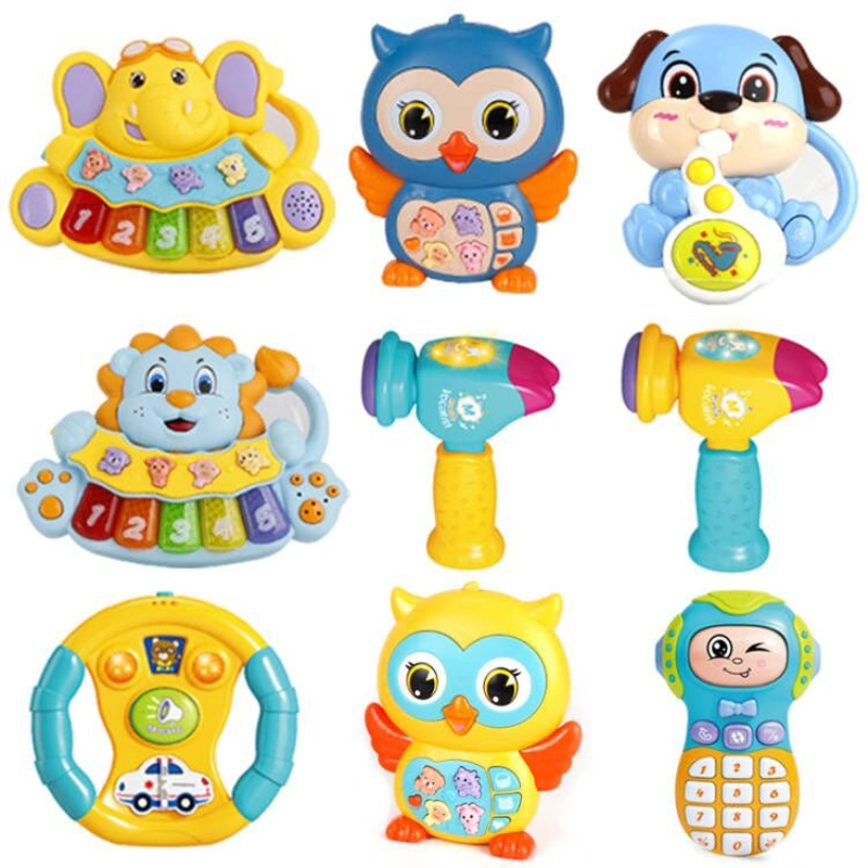 Tombotoys OEM/ODM Wholesale Children Baby Toys Multifunction Cartoon Animal Educational Toys Baby Game Toys Kids Plastic Baby Toy