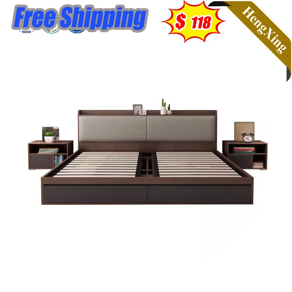 Wholesale Wooden King Size Bunk Kids Beds Capsule Furniture Sets Sofa Double Storage Bedroom Bed
