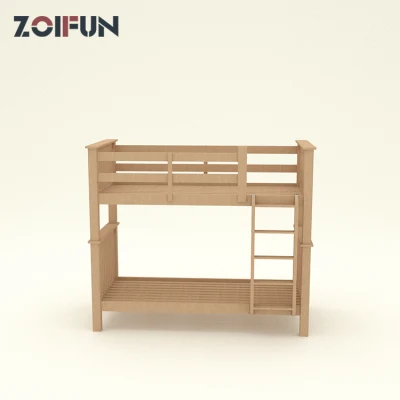 Modern Wooden Metal School Dormitory Baby Furniture Bedroom Set Wardrobe Cabinets Double Children Kids Bunk Bed