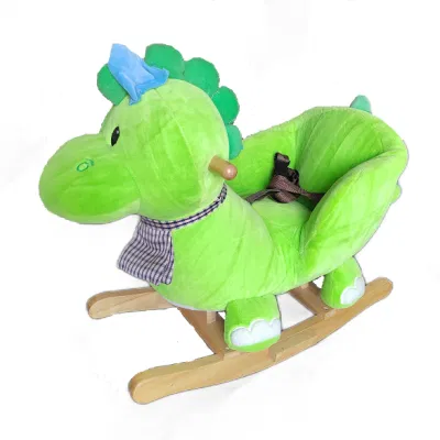 Wholesale Stuffed Animal Plush Rocking Chair Horse Toy for Children Kids