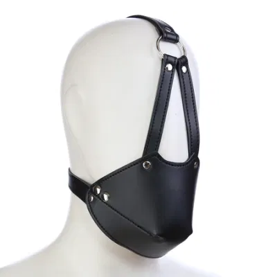 Head Harness with Muzzle and Gag (solid soft ball) Bondage Fetish Slave Restraints Adult Slave Roleplay Game Sex Toy