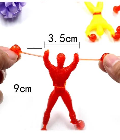 Funny Flexible Climb Men Sticky Wall Toy Kid Toys Climbing Flip Plastic Man Toy for Children Attractive Classic Gift Toys