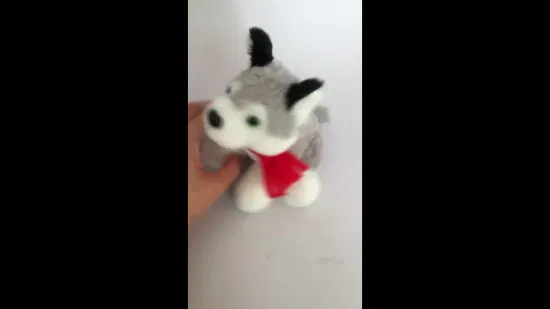 Custom Made 15cm Furry Stuffed Wild Animal Lifelike Soft Plush Hedgehog Toys