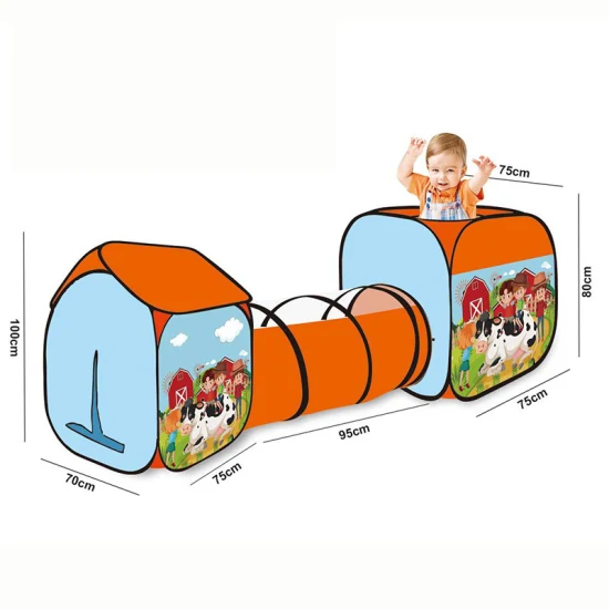 Child Ball Pit Pretend Play House Kids Tent for Indoor Outdoor